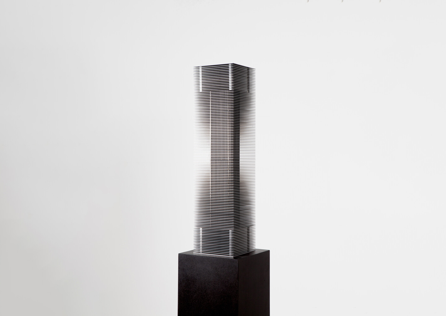 Babel III, 2018, Steel magnets, 78 x 19 x 19 cm