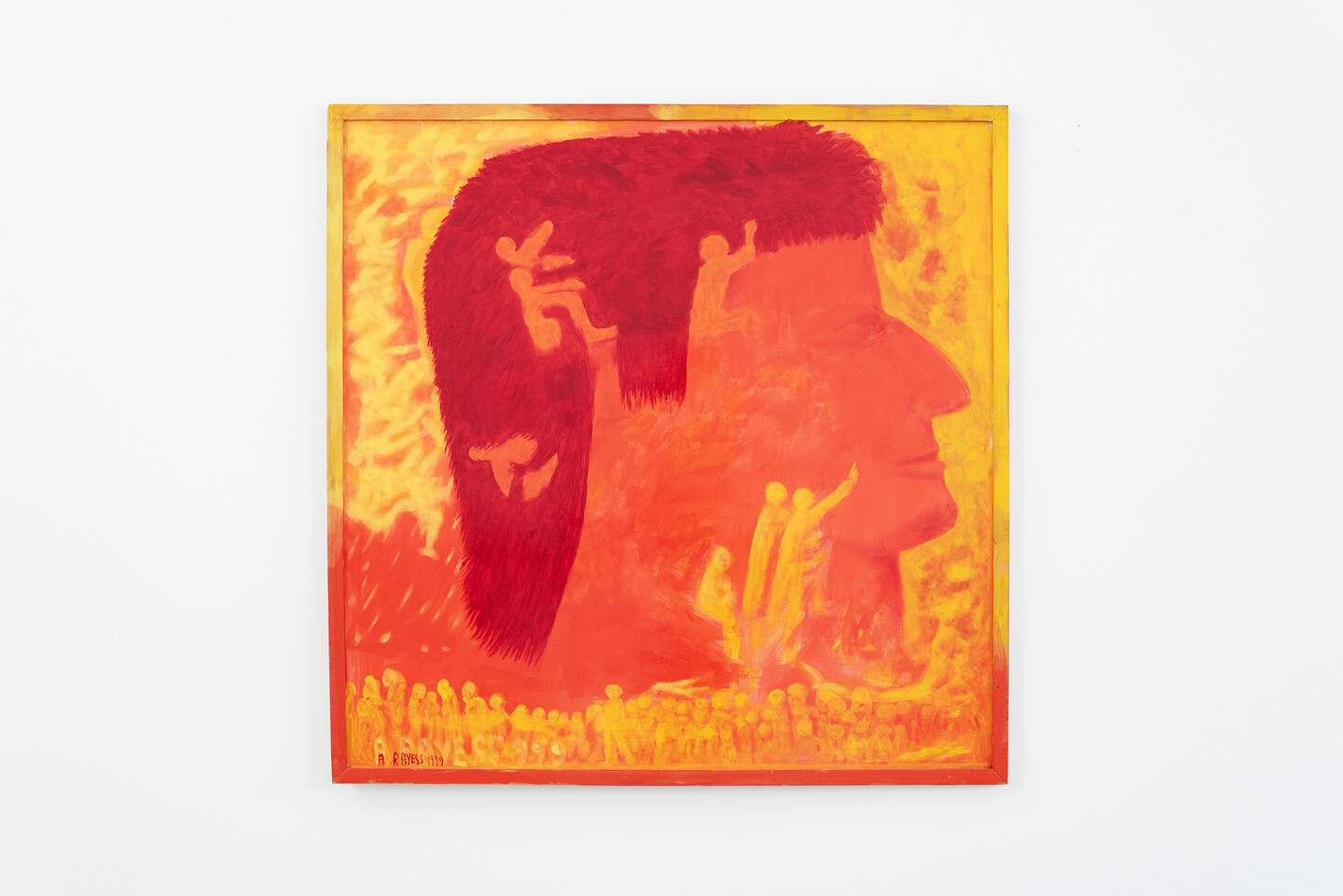 Rayess, Untitled, 1999, Acrylic on masonite, 126 x 126 cm, AR-0789