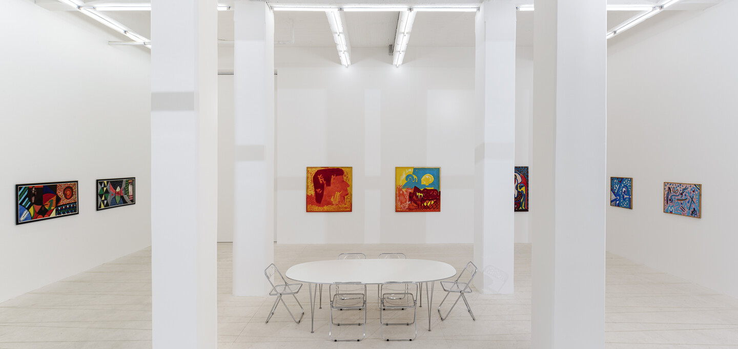 Rayess, Exhibition Views, Labyrinths, Paintings from 1999, 2023, Sfeir-Semler Downtown, Beirut, Lebanon