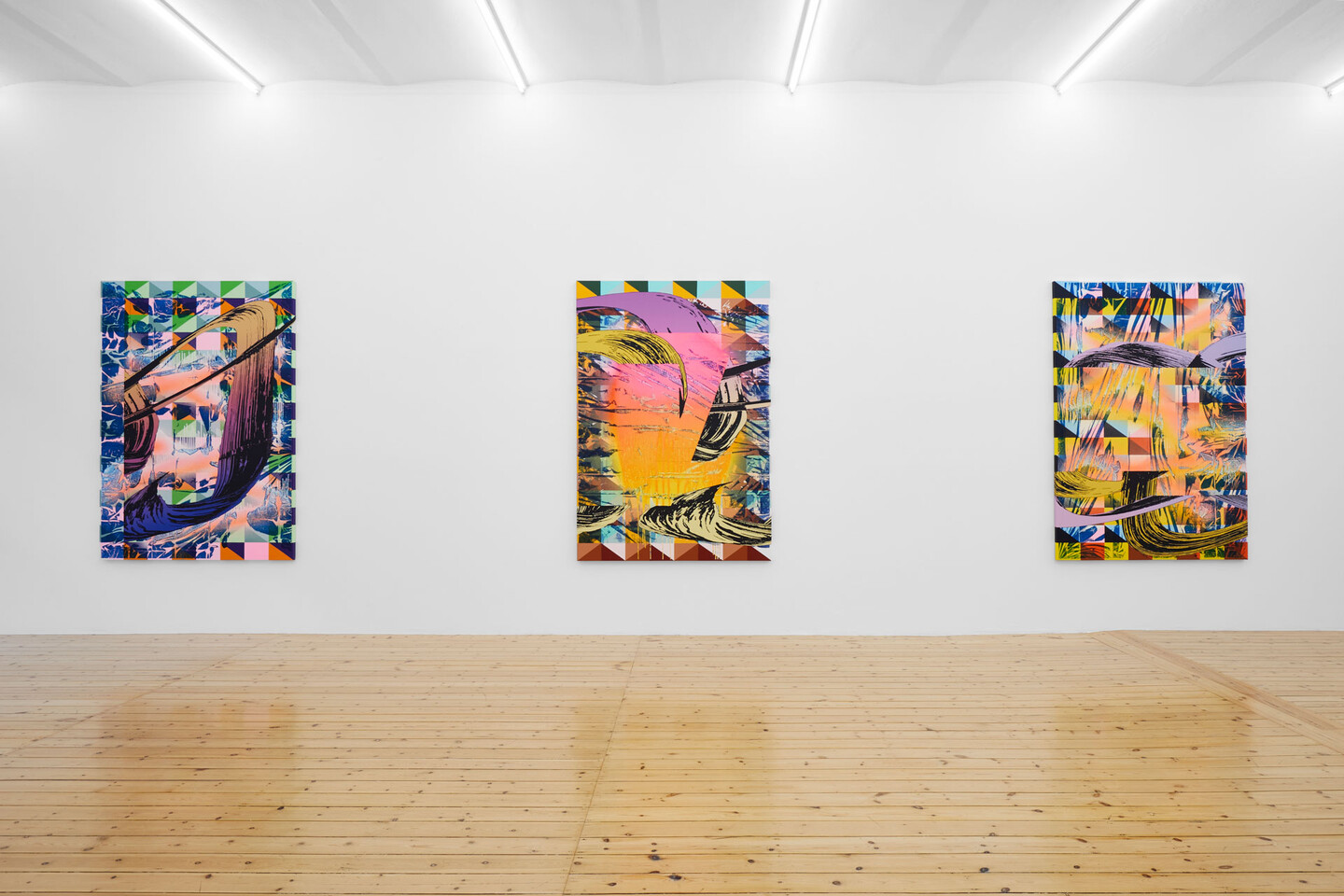 Christine Streuli, Exhibition view &bdquo;Falling apart (permanent version),&rdquo; Sfeir-Semler, Hamburg, 2023