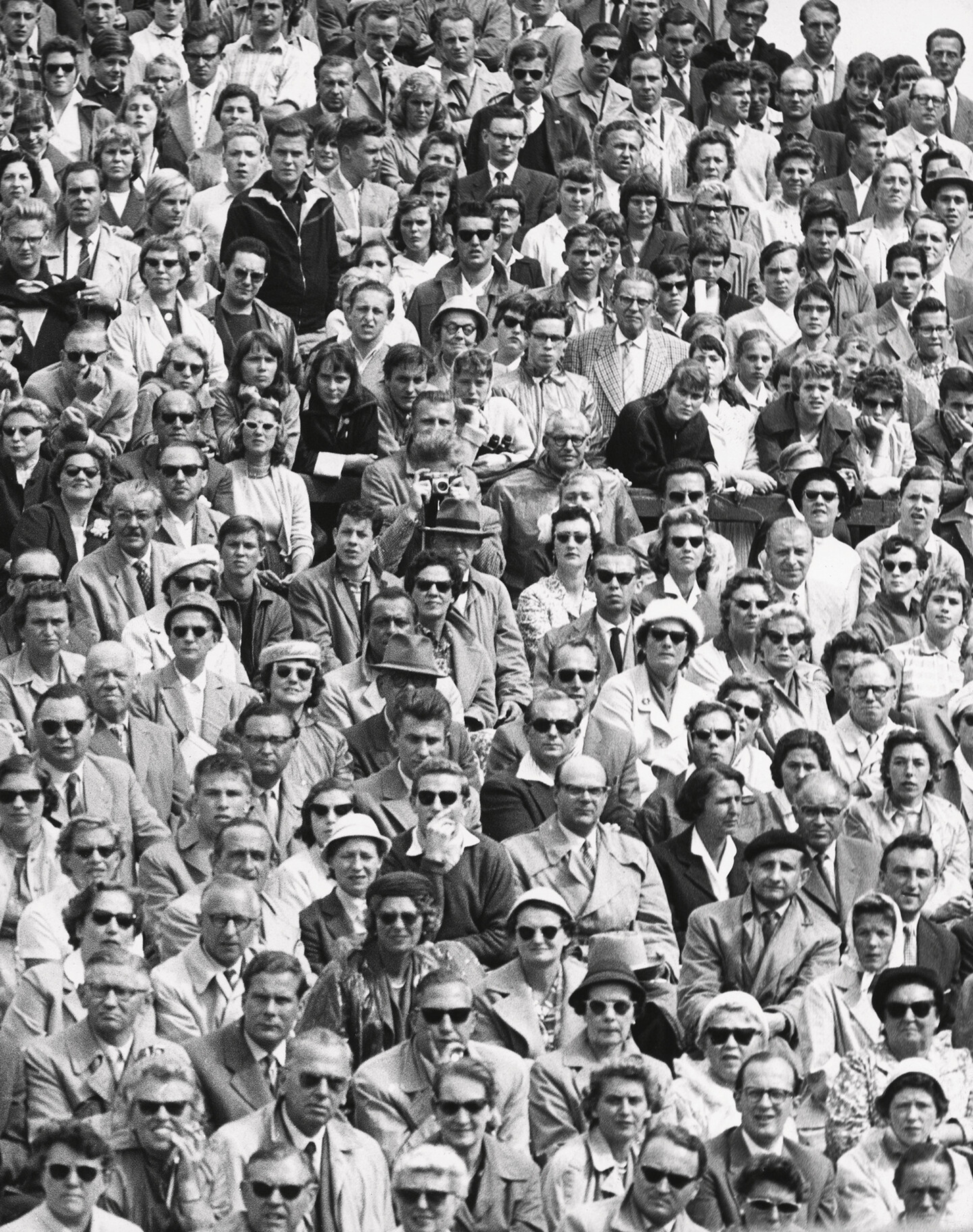 F.C. Gundlach, Tennisstadion Rotherbaum Hamburg, 1957, Vintage, 23,8 x 30,1 cm