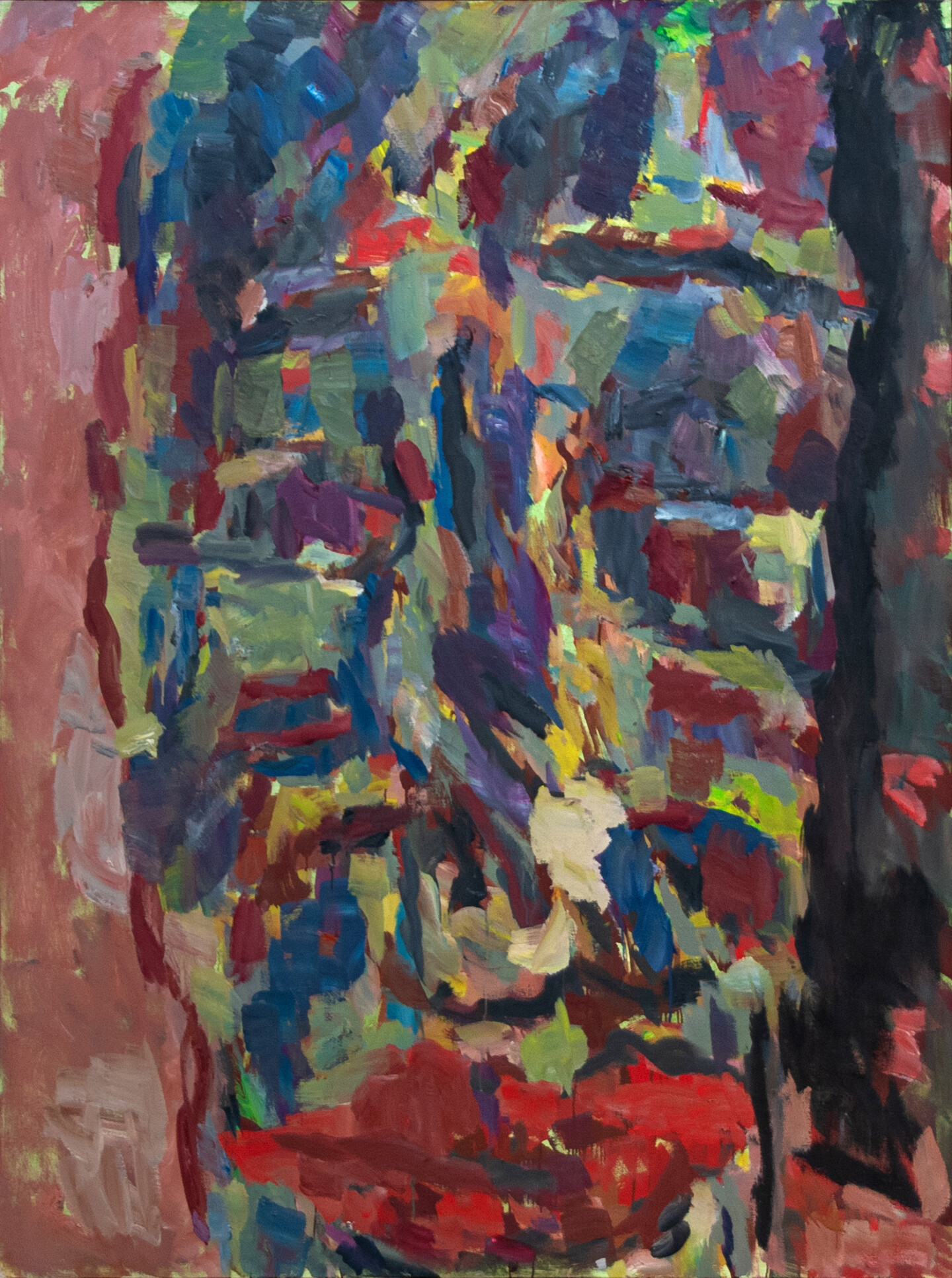MARWAN, Untitled (Head), 1994, 195x146cm, acrylic on canvas