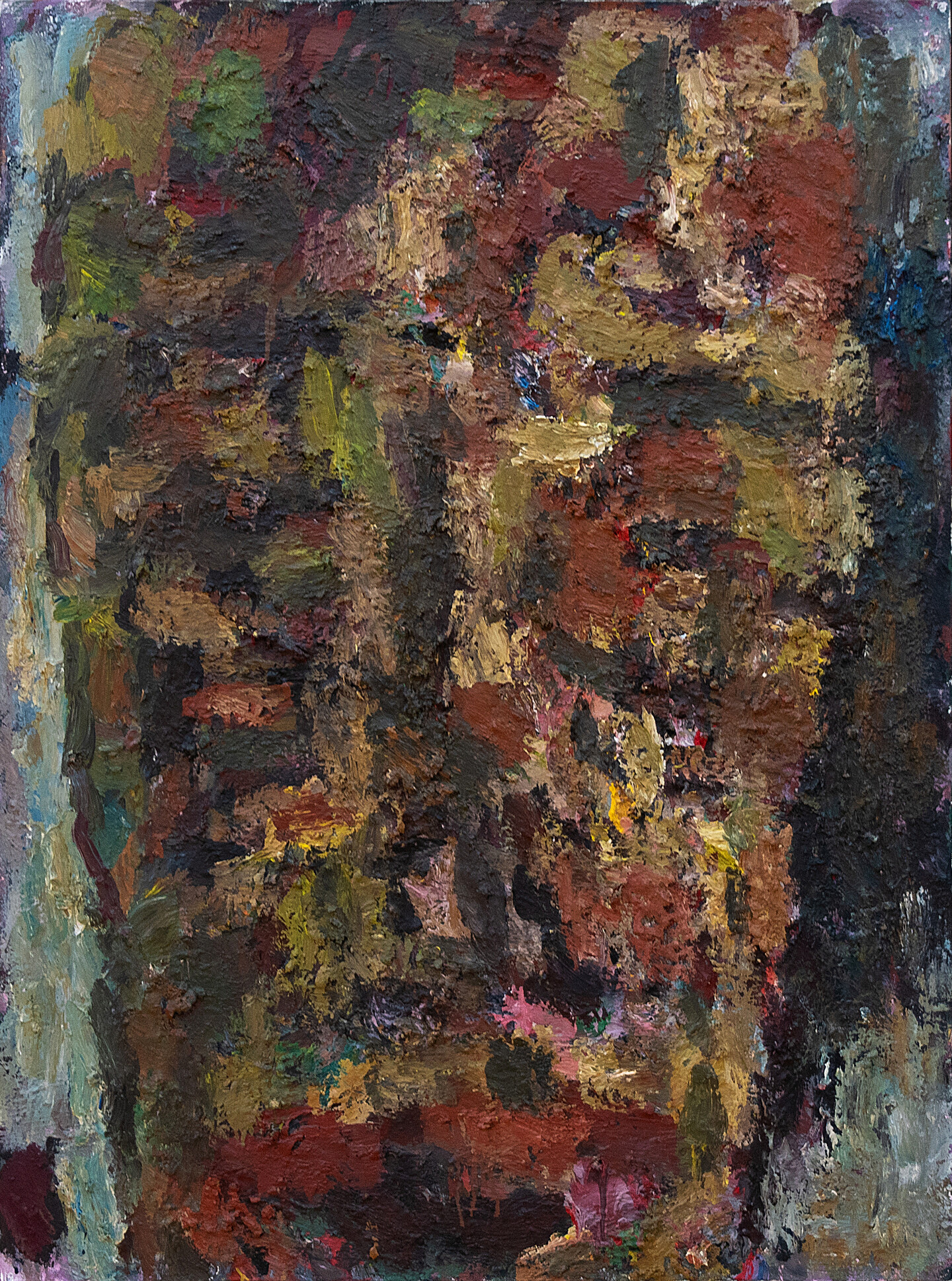 MARWAN, Untitled (Head), 1995, 130x97cm, oil on canvas