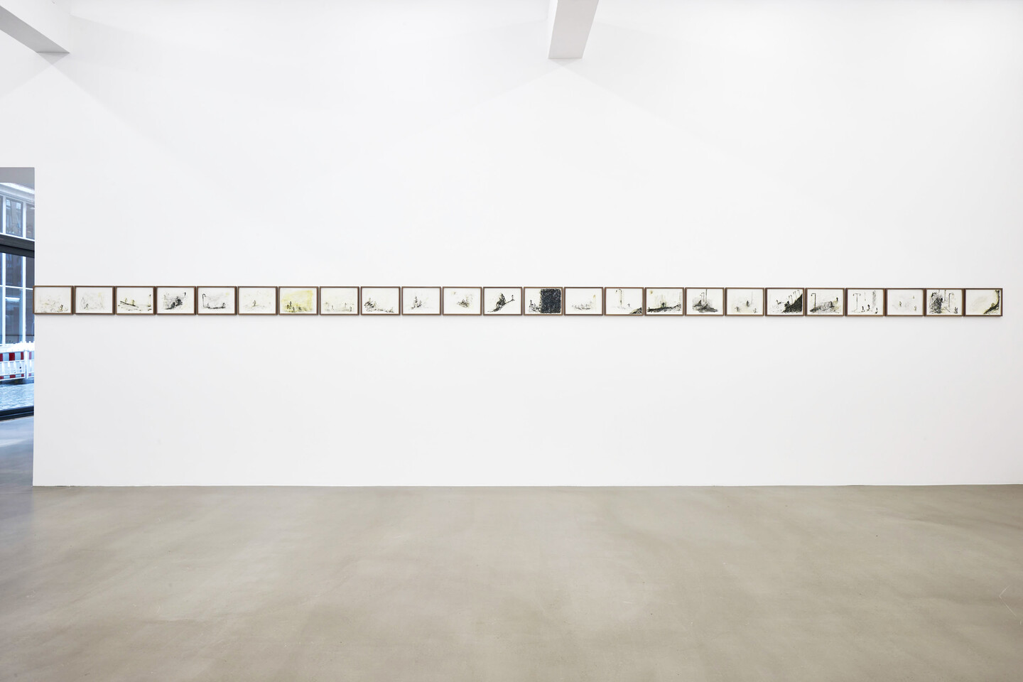 Rabih Mrou&eacute;, Too close but yet inaccessible, 2021, 23.5 x 32.5 cm, Exhibition view, 2023