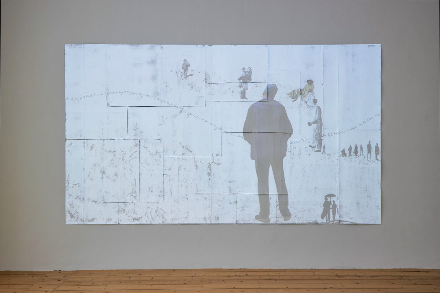 Rabih Mrou&eacute;, The Other, the Unknown Other and Other Stories, 2021, Digital film, color, 5min 40sec, loop, Exhibition view, 2023