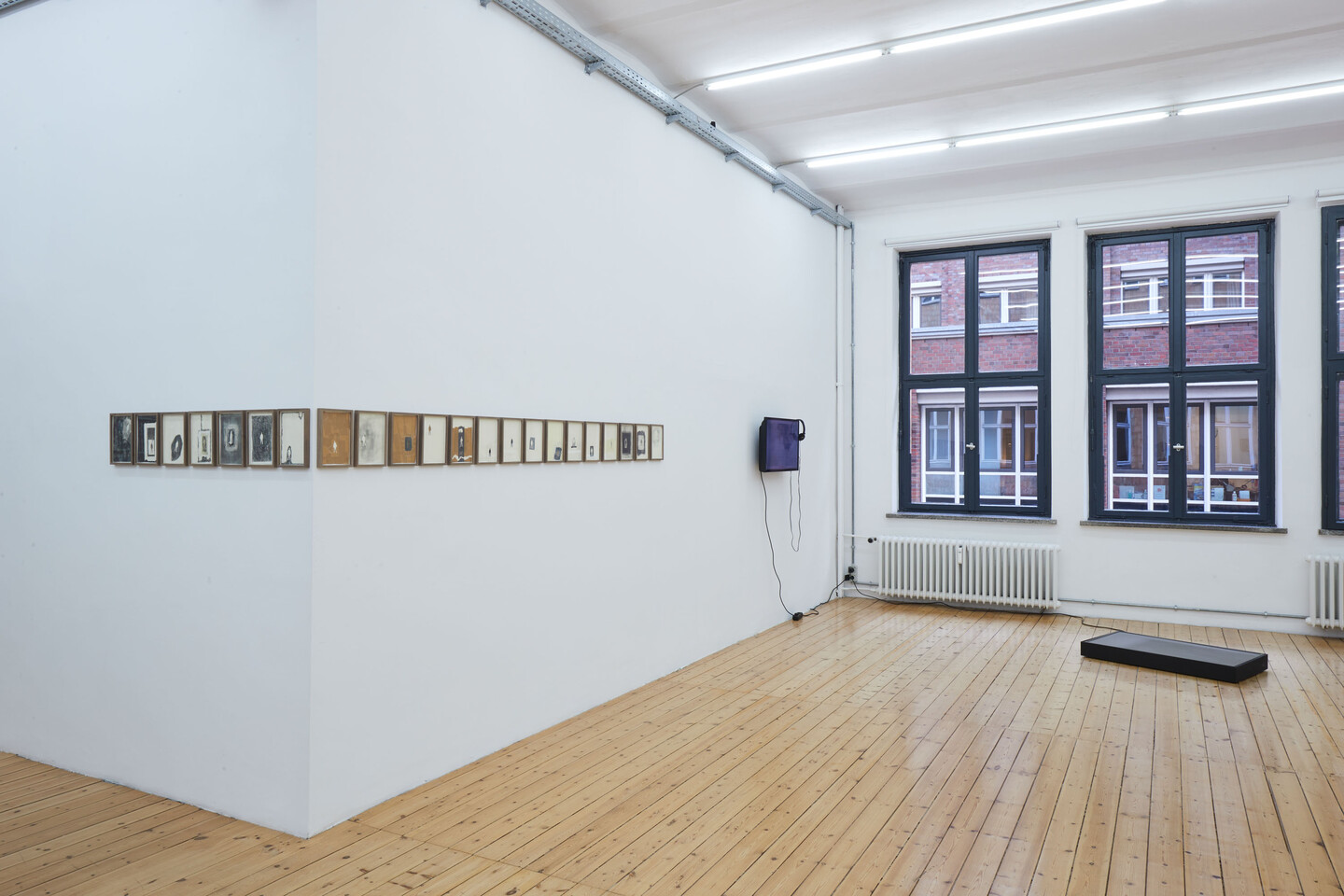 Rabih Mrou&eacute;, Shade of a Man, 2017, 22 Drawings, pencil on paper 21.4 x 14 cm, Exhibition view, 2023