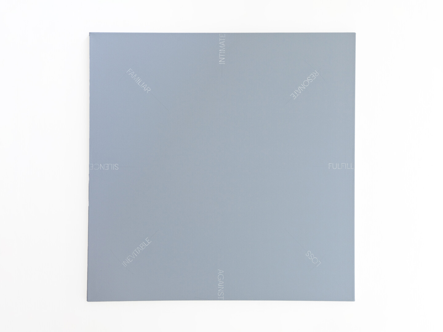 Fulfill Resonate, 2010, Acrylic on canvas, 179 x 179 cm