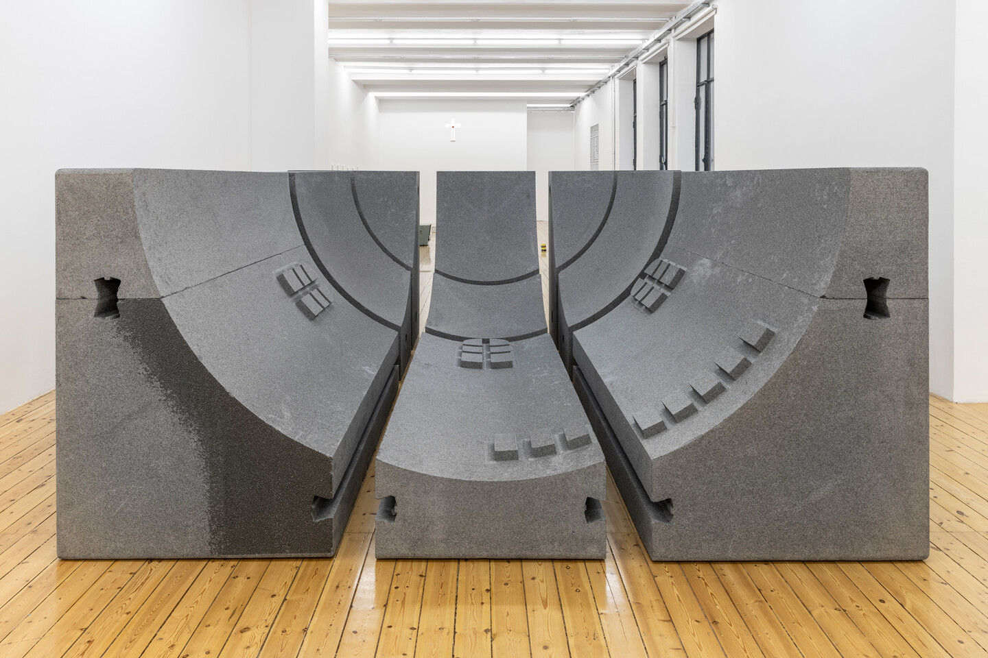 Sung Tieu, Fall, 2021, Styrofoam in 11 parts, Various dimensions, Unique