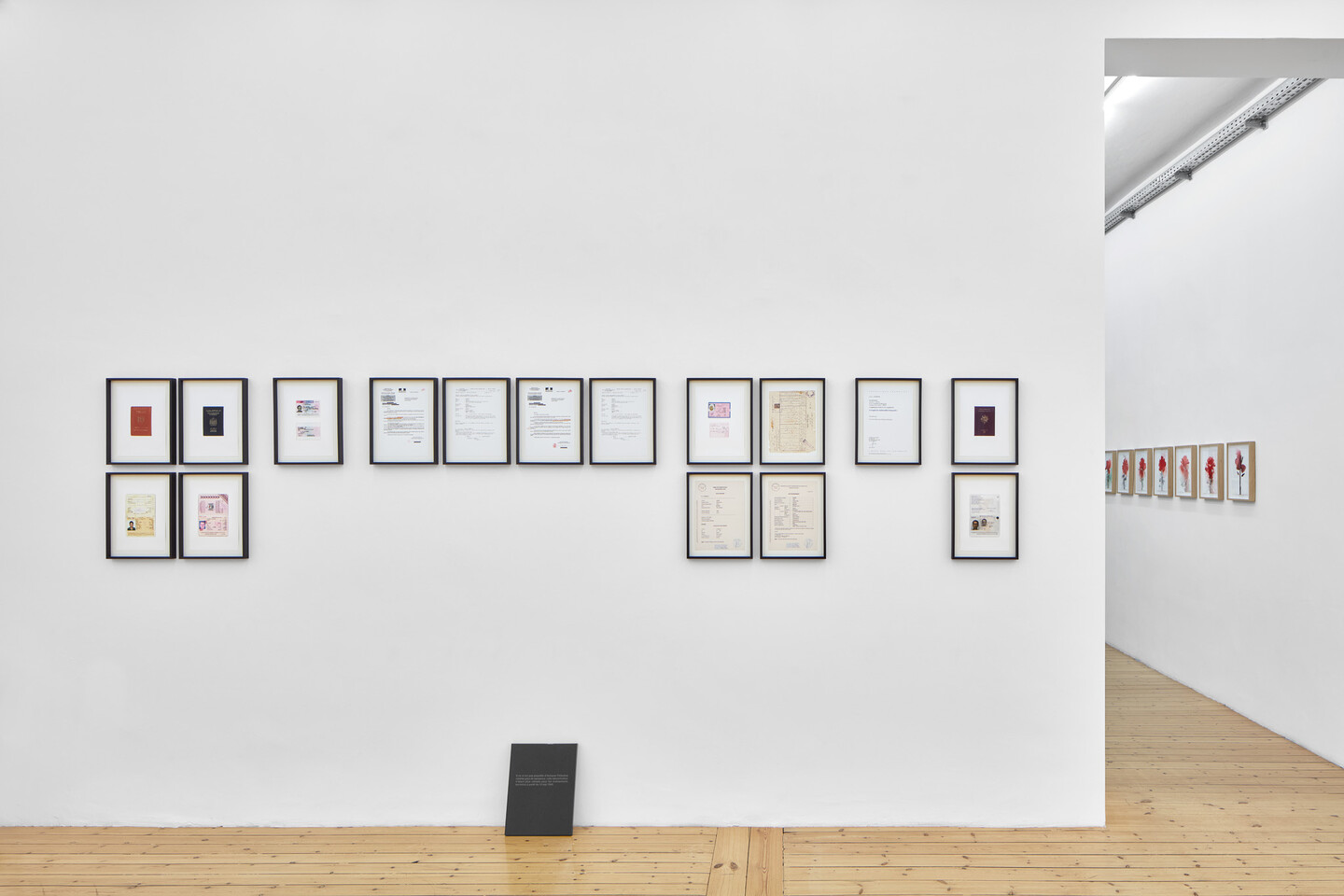 ID Project, 1993 &ndash; 2020 Digital prints on A4 paper, engraved marble