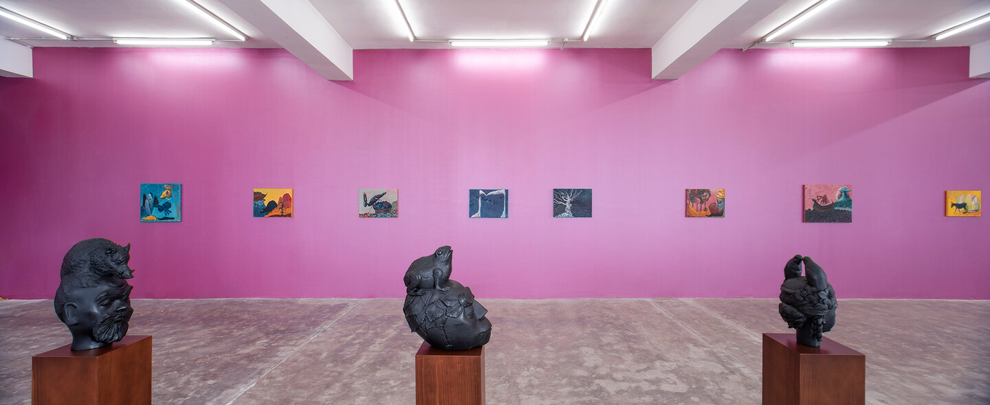 Wael Shawky, &ldquo;I am Hymns of the New Temples,&rdquo; Exhibition view Sfeir Semler Karantina, Beirut, 2023