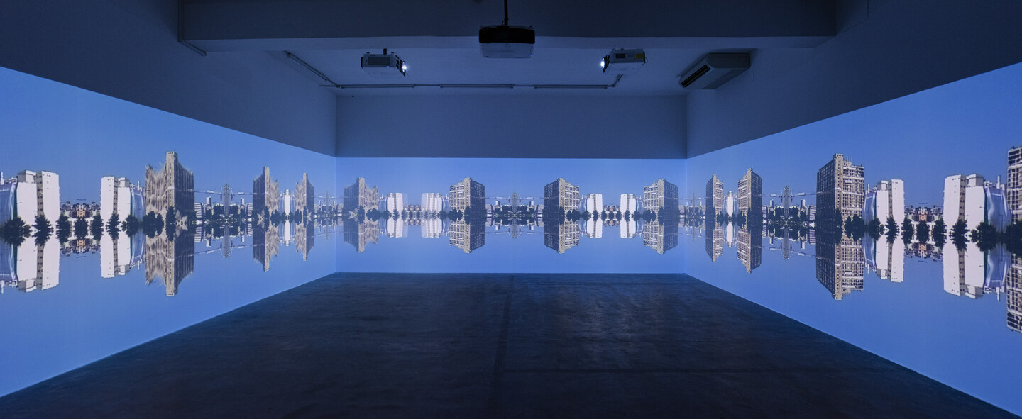 Walid Raad, 'Sweet Talk: Commissions (Beirut) _ Solidere 1994&ndash;1997', 1994&ndash;1997/2019, multi-channel video, color, silent, 05:10:00, loop, edition 5 + 2 AP, installation view, 'Another Festival of (In)gratitude', 2024, Sfeir-Semler Karantina, Beirut